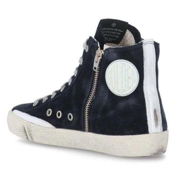 Golden Goose Deluxe Brand Francy High-Top Sneakers DU size 37/ US 7 Navy - Picture 5 of 13